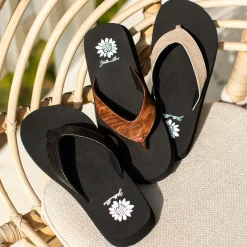 Women Yellow Box Flip Flops><noscript><img width=