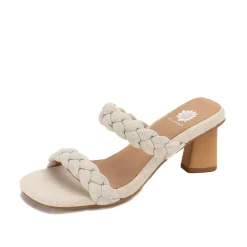 Women Yellow Box Heels & Wedges>Nimble Heeled Sandal