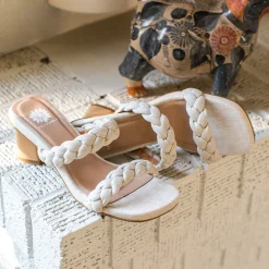 Women Yellow Box Heels & Wedges><noscript><img width=