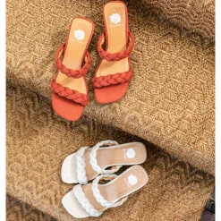 Women Yellow Box Heels & Wedges><noscript><img width=