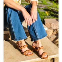 Women Yellow Box Heels & Wedges><noscript><img width=