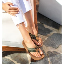 Women Yellow Box Flip Flops><noscript><img width=