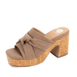 Women Yellow Box Heels & Wedges><noscript><img width=