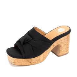 Women Yellow Box Heels & Wedges><noscript><img width=