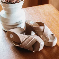 Women Yellow Box Heels & Wedges><noscript><img width=