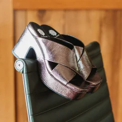 Women Yellow Box Heels & Wedges><noscript><img width=