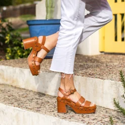 Women Yellow Box Heels & Wedges><noscript><img width=