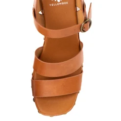 Women Yellow Box Heels & Wedges><noscript><img width=