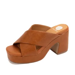 Women Yellow Box Heels & Wedges><noscript><img width=