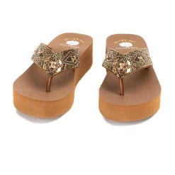 Women Yellow Box Flip Flops><noscript><img width=