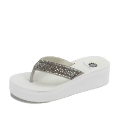 Women Yellow Box Heels & Wedges><noscript><img width=