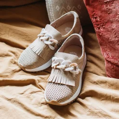 Women Yellow Box Sneakers & Flats><noscript><img width=