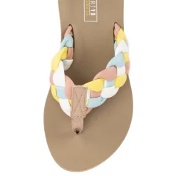 Women Yellow Box Flip Flops><noscript><img width=