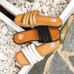 Women Yellow Box Sandals><noscript><img width=