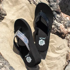 Women Yellow Box Flip Flops><noscript><img width=