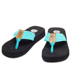 Women Yellow Box Flip Flops><noscript><img width=