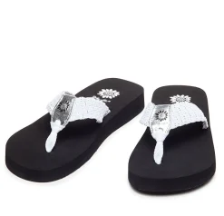 Women Yellow Box Flip Flops><noscript><img width=