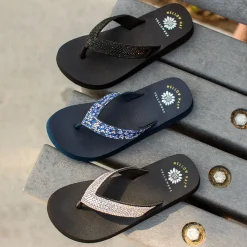 Women Yellow Box Flip Flops><noscript><img width=