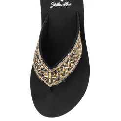 Women Yellow Box Heels & Wedges><noscript><img width=