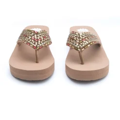 Women Yellow Box Flip Flops><noscript><img width=