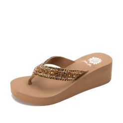 Women Yellow Box Heels & Wedges><noscript><img width=