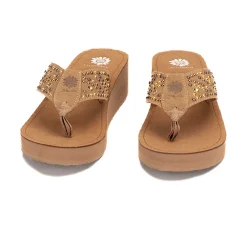 Women Yellow Box Heels & Wedges><noscript><img width=