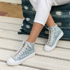 Women Yellow Box Sneakers & Flats><noscript><img width=