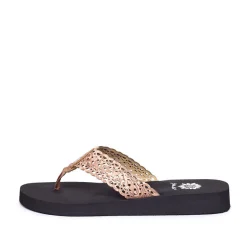 Women Yellow Box Flip Flops><noscript><img width=