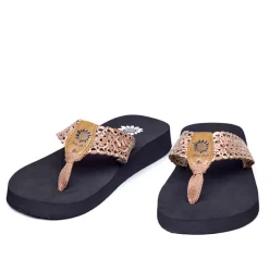 Women Yellow Box Flip Flops><noscript><img width=