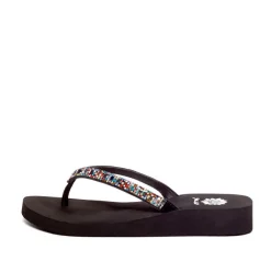 Women Yellow Box Flip Flops>Zemily Rhinestone Sandal