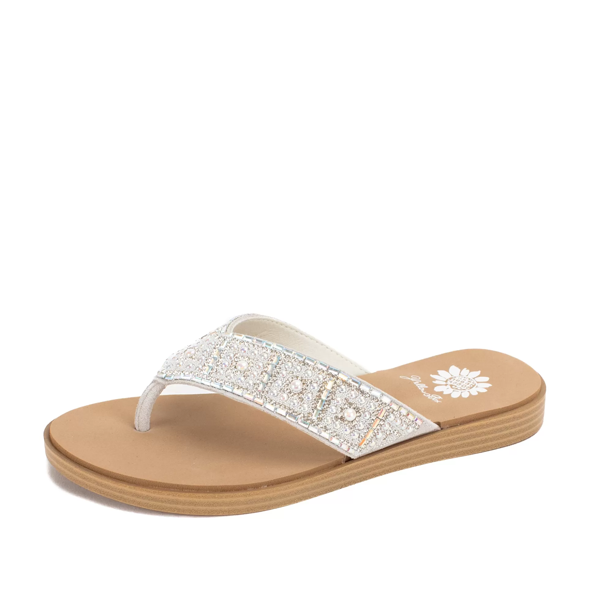 Hot Yellow Box Delana Flip Flop Sandal