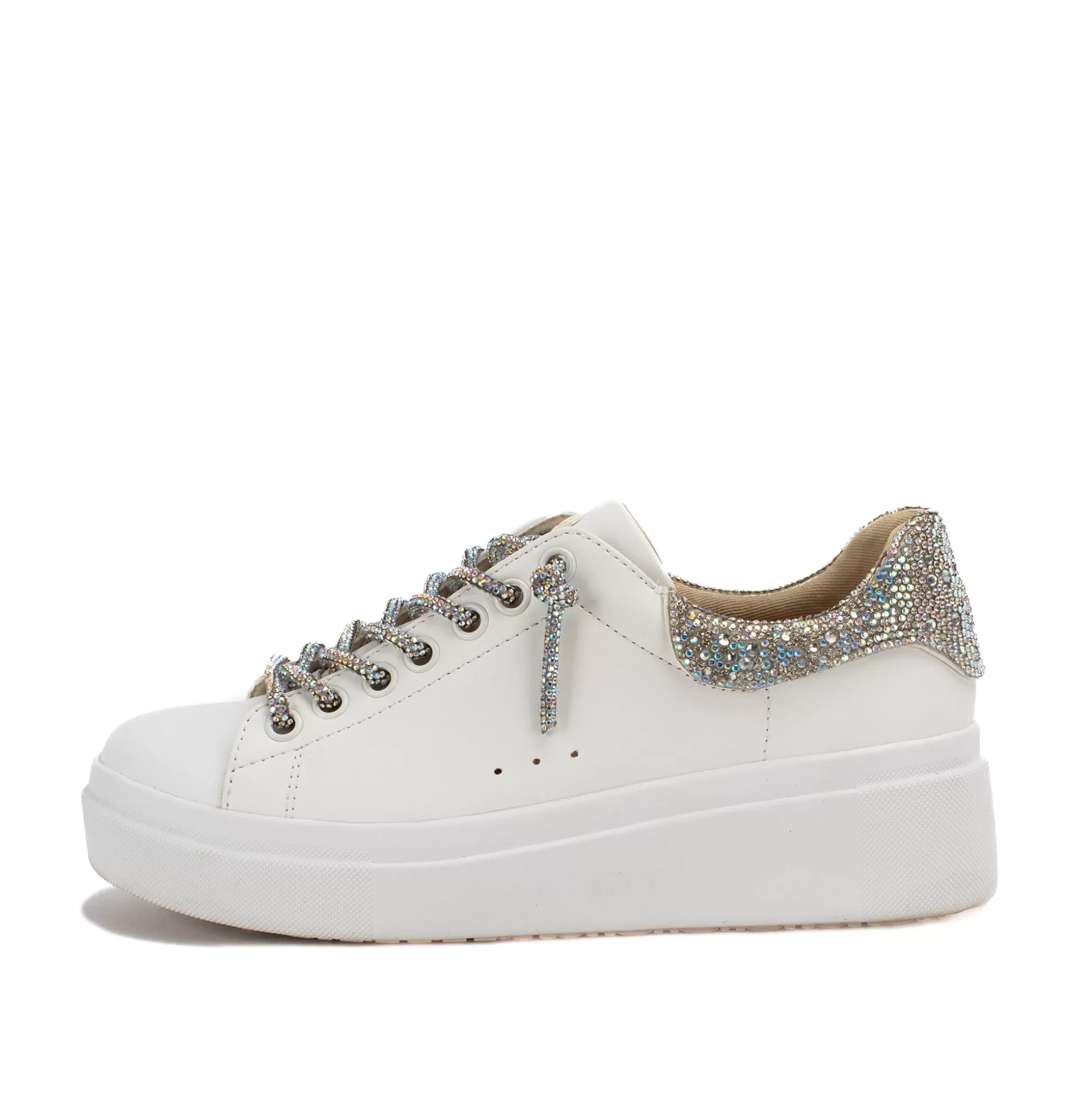 Store Yellow Box Evalia Rhinestone Sneaker