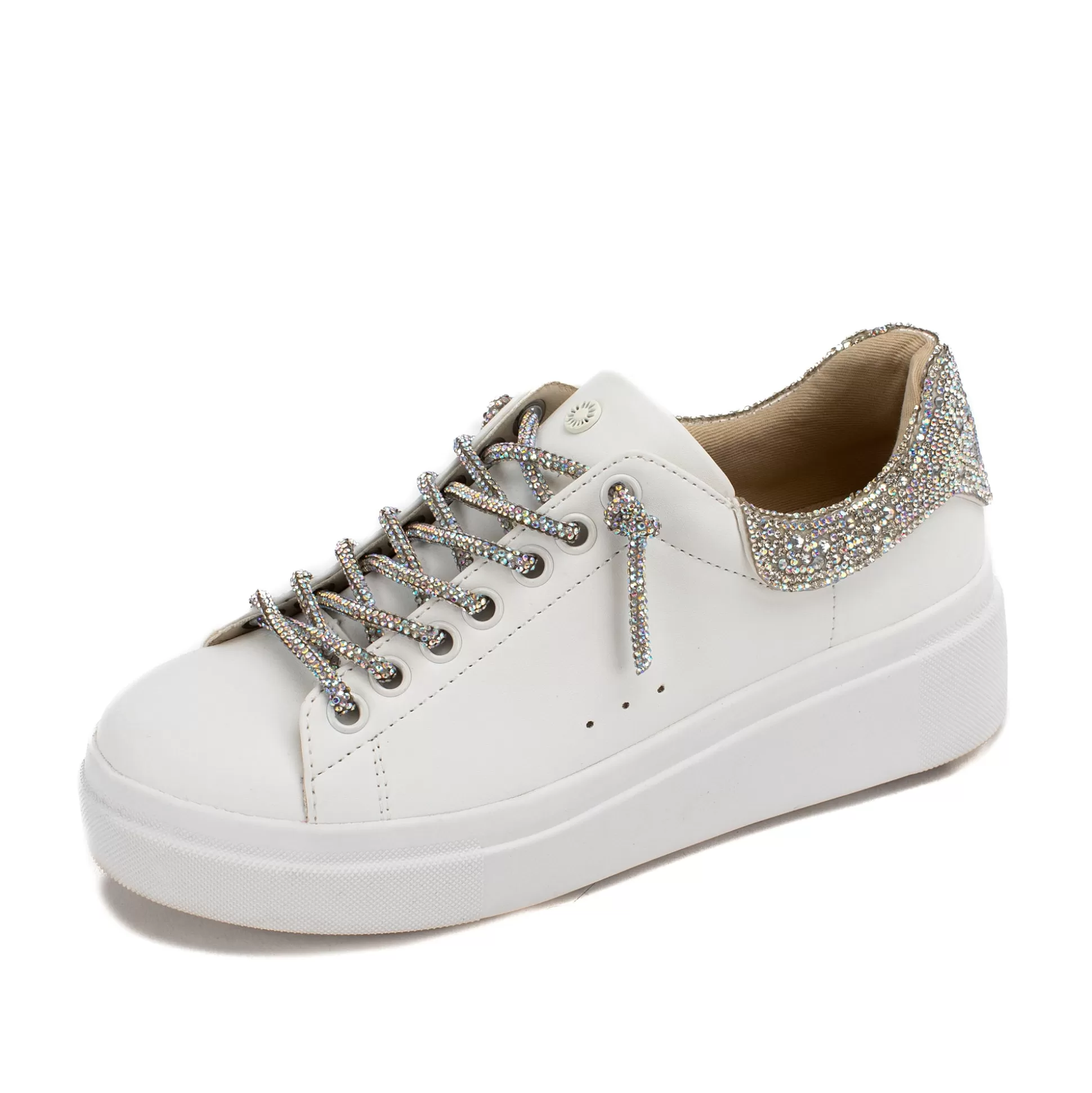 Store Yellow Box Evalia Rhinestone Sneaker