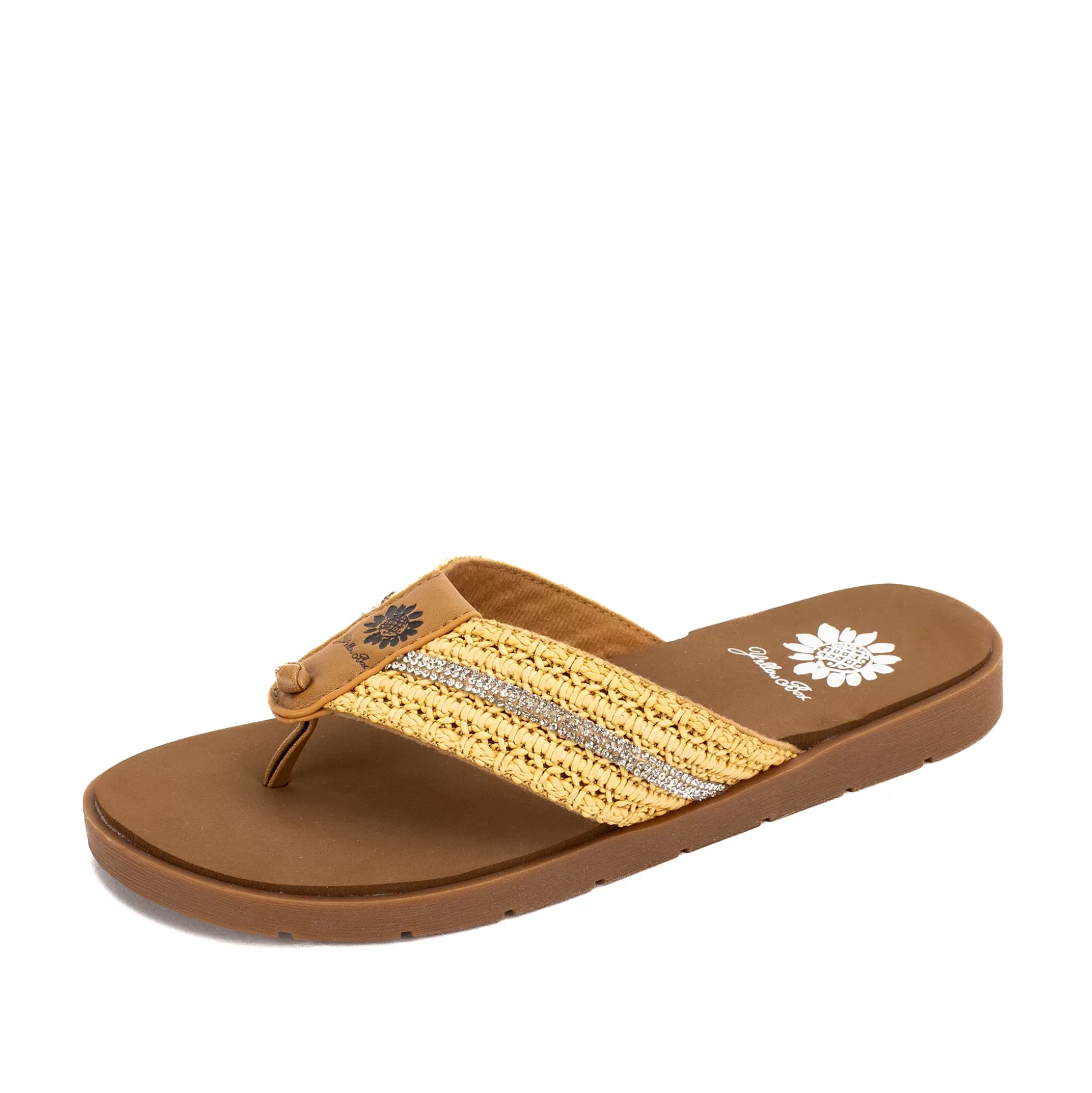 Shop Yellow Box Fania Flip Flop Sandal