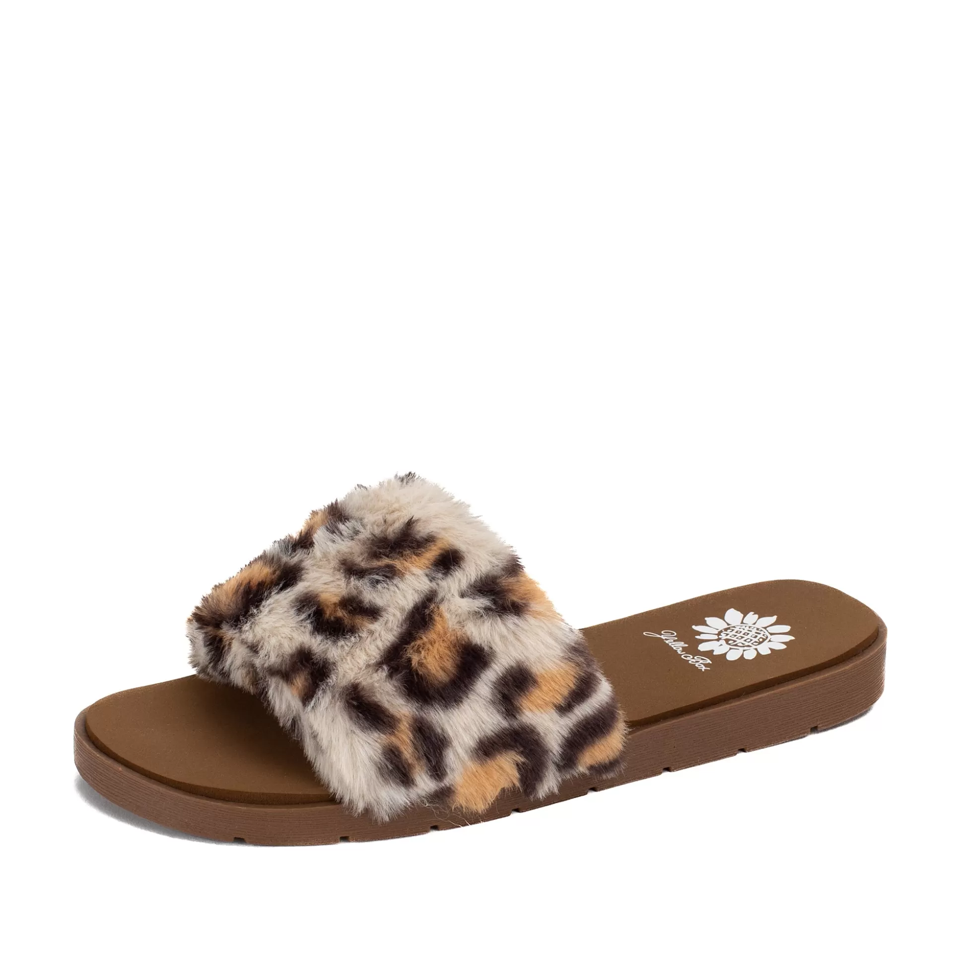 Discount Yellow Box Felah Fur Sandal