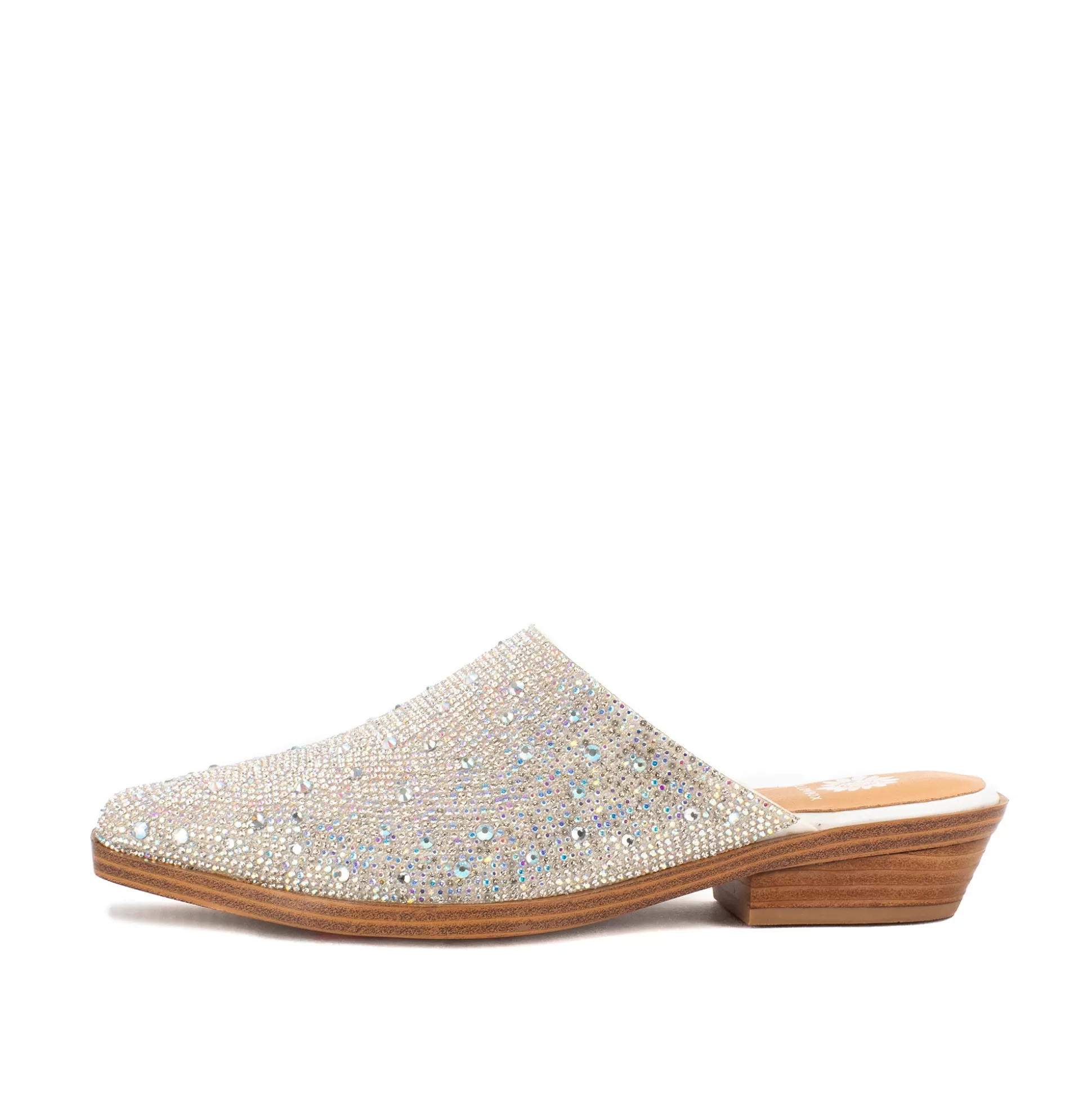 Shop Yellow Box Wanny Rhinestone Mule