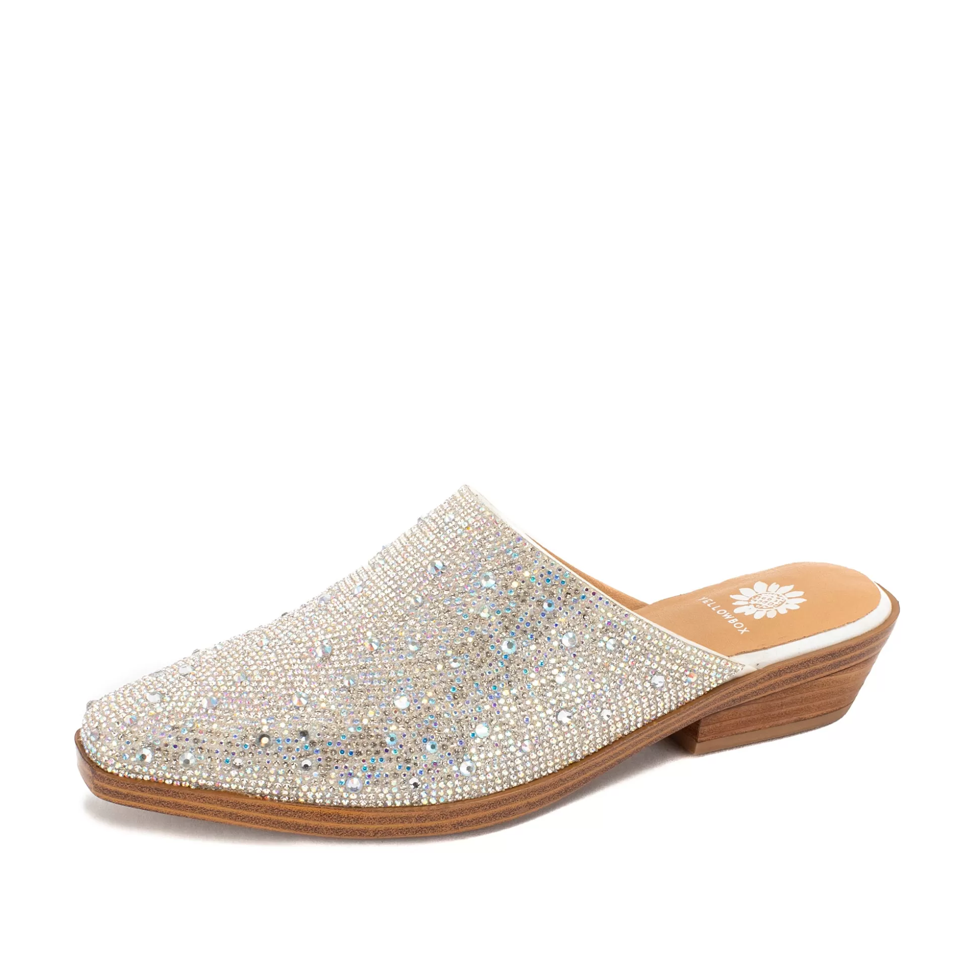 Shop Yellow Box Wanny Rhinestone Mule