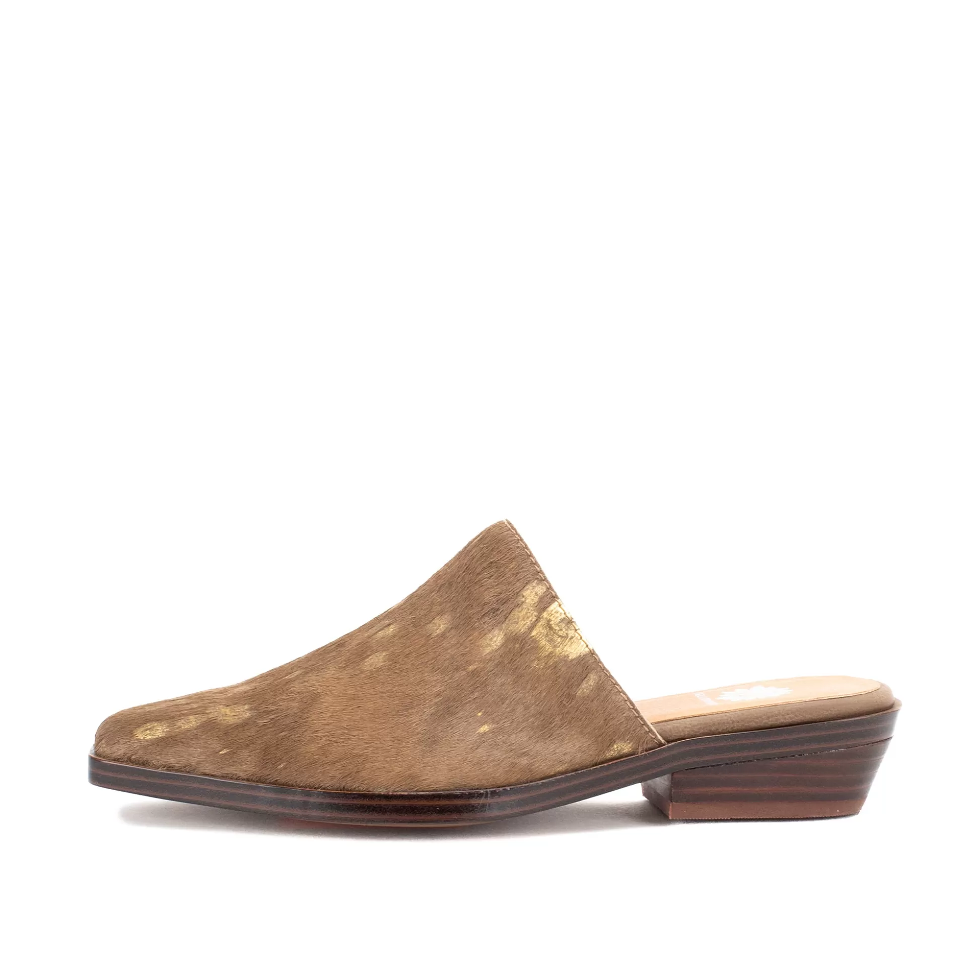 Hot Yellow Box Warden Heeled Mule